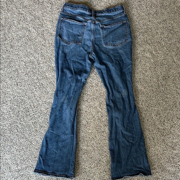 Old Navy Kids Blue Distressed Flare Jeans - Picture 3 of 4